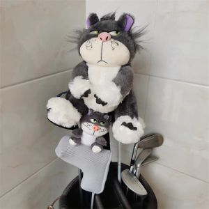 Klubbar Lucifer Cat Golf Driver Headcover 460cc Wood Putter Head täcker stort lageravfall