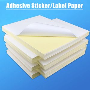 Kağıt A4 50 sayfa Parlak/Mat Çıkartma Kağıt Renkli Çıkartma Etiket Kağıt Mürekkep Pigı veya Lazer Baskı