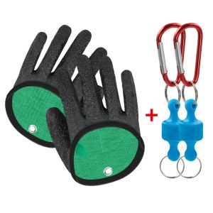 Verktyg Predatory Fish Glove With Magnetic Stängning universell storlek för skydd mot bett och säker kontroll av gädda, öken, zander