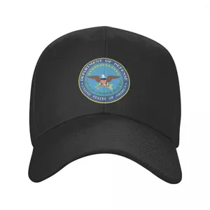 Ballkappen Personalisiertes US -Verteidigungsministerium Baseball Cap für Männer Frauen Verstellbare USA Amerika Dad Hut Streetwear