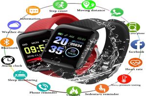 116 Plus Smart Watch Erkekler IP67 Su Geçirmez Gerçek Kalp Hızı Monitörü Kadınlar Android için Akıllı Saat