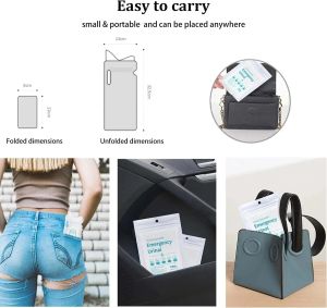 4pcs 700 ml Auto Urinbeutel Notfall Tragbare Erbrochene Taschen Mini Mobile Toiletten