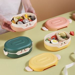 2024 صندوق الغداء Healthy BPA Free Bento Boxes Microwave وبروائز تخزين الطعام حاوية الحاوية مربع غداء للأطفال - صندوق غداء مجاني BPA