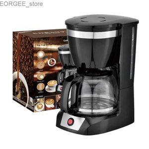 Coffee Makers Houselin 12 Cups Small Coffee Maker Coffee Machine with Reusable Filter Warming Plate and Coffee Pot for Home and Office Y240403