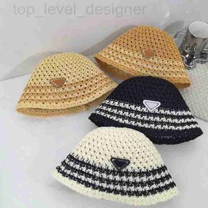 Cloches 디자이너 디자이너 짚 모자 여성 버킷 삼각형 카퀴 트 야외 야구 모자 캡스 chapeau mens cappelli fit 모자 남자 사탕 여름 스냅 백 76yx