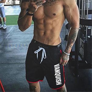 Jeans masculino verão fino malha esportiva rápida shorts esportivos ao ar livre Treinando basquete de basquete respirável Fitness Cinco pontos