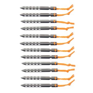 Barınaklar 12/10/8/6pc 160mm Titanyum Çadır Pegs Tırnaklar W/Halat Kamp Kamp Yürüyüş Ekipmanları Açık Seyahat Çadır Kum Zemin Aksesuarları