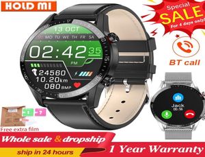 Business Smart Watch Men Bluetooth Call IP68防水ECG圧力心拍数フィットネストラッカースポーツSmartWatch6870379