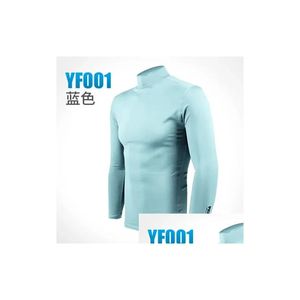 골프 티셔츠 셔츠 야외 스포츠 PGM 남성 여름 셔츠 속옷 Sunsn UV Ice Tshirts Long Sleeve Clatep Apparel for Men Deliv Otgge