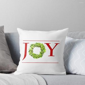 Kudde Joy Christmas Boxwood Wreath Throw Sofa Decorative Covers Cover Home Decor Poster