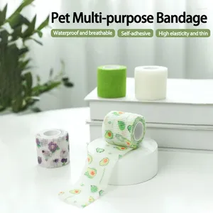 Abbigliamento per cani 1roll Portable Multiposoluto PET Bandage elastico può essere esterno a mano di rifornimento di avvolgimento antidrittico all'aperto