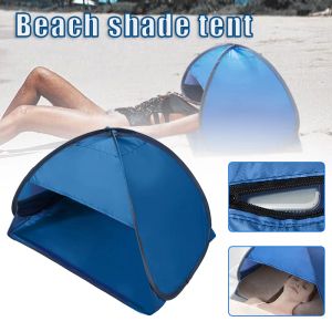 SHELTERY Namiot plażowy Słońce Przenośna głowa namiot Schronienie WITRPOOF LITNE Automatyczne otwarte mini głowa pop -up namioty Summer Outdoor UV Protect