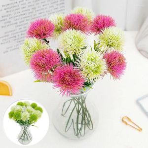 Dekorativa blommor 10st Simulering Plant European Style Maskros Plast Flower Arrangement Gardening Home Furnishings Diy Cute