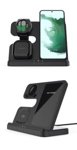 3 in 1 Wireless Charger Stand for Samsung Galaxy S23 S22 21 Ultra S20 15W Fast Charging Dock Station Watch5 Pro Holder Buds2 Pro