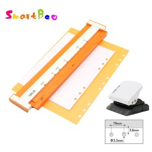Punch 9hole Puncher for B5 Paper; New 6hole Hole Punch for A5 A6 A7 Looseleaf Notebook Core Creative Stationery Kit Paper Punchers