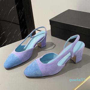 2024 Shoes For Women Round Toe Patchwork Designer Sandales Femme