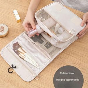 Storage Bags Portable Women's Travel Makeup Bag Large Capacity Bathroom Toiletries Dry And Wet Separation