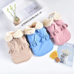 Dog Apparel Cat Hoodie Clothes Fur Collar Pet Puppy Jacket Winter Warm For Small And Medium Dogs 6 Sizes 3 Colours