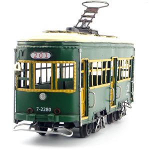 Vases High Quality Retro Tieyi Dalian Tram 201 Creative Handicrafts Window Display Helpful Home Furnishings Gifts