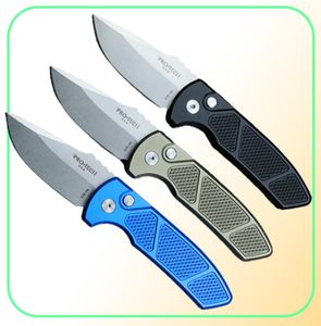 Protech les george sbr mark s35vn lâmina caça de alumínio bolso acampamento bolso de sobrevivência ao ar livre cozinha edc ferramenta tática dobring knife1876110