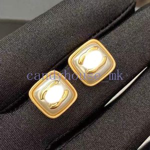 Luxury Gold Silver Stud Earring Designer Earrings Vogue Women Brand Letter Studs Designer smycken Hög textur Copper örhänge Valentines Day Wedding Party Gifts