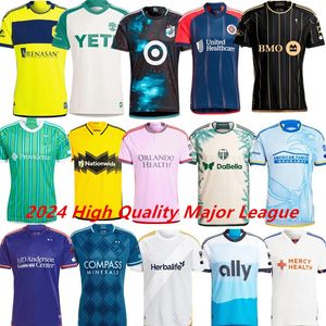 Nashville 2024 Soccer Jerseys Chicago NY Seattle Sounders Revolution Almada Newyork Major League Football Kits