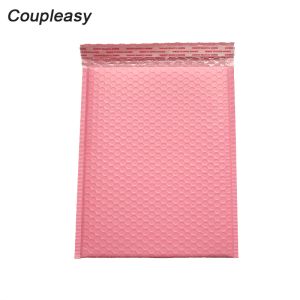 メーラー30pcs 8サイズピンクのプラスチックバブルエンベロープ衣類パッケージクーリエバッグバブルメーリングメーラー付き輸送バッグ