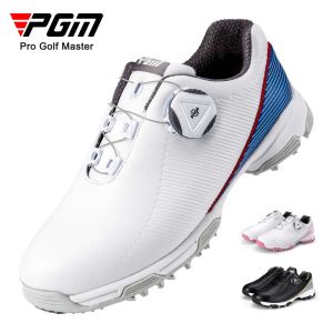 Shoes Pgm Boys Girls Golf Shoes Waterproof Antislip Light Weight Soft and Breathable Universal Outdoor Sports Shoes Xz188