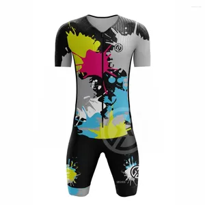 Гоночные сеты Gcbig Triathlon Jersey Mens High -Caffice Lycra Boby костюм MTB Road Bik