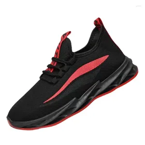 Casual Shoes Blade Men's Fashionable Sports Versatile Korean Style Trendy Single Light Thick-Soled Runni