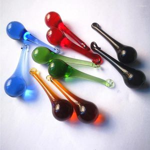 Kryształ żyrandolowy najwyższej jakości Mulicolor 10pcs Glass Raindrop Wisping Oświetlenie części do wisząca dekoracja domu wisząca