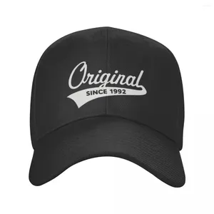 Caps de bola personalizados originais desde 1992 Cap de beisebol homens respiráveis 30º aniversário papai hat streetwear