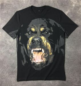 Luxury Mens Designer T Shirts Men Women Hip Hop T Shirt 3D Print Rottweiler Designer Shirt TEE8058378