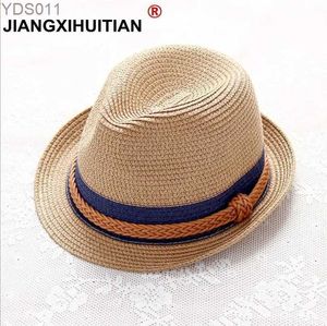 Wide Brim Hats Bucket Summer 2018 Jazz Womens Str Hat Beach Mens Sun Casual Panama Linen Splice Work Stripe Visor yq240403