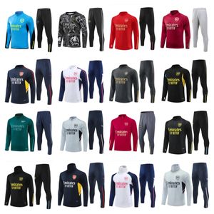 2023 24 Arsen ALFC Football Tracksuits Soccer Allenamento per uomini Kit Kit 22 23 24 G. Jesus Odegaard Rice Havertz Pepe Saka Train Sports Survitment Chandal Set