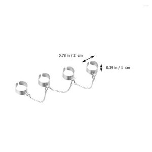 매력 팔찌 빈티지 체인 콤비네이션 링 링 링 남성 여성 반지 펑크 스타일 링크 합금 손가락 보석 드롭 배달 DH2KH