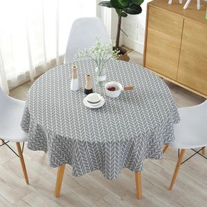 Tischtuch Baumwollwäsche einfache Abdeckung für Hausfutter Tee Obrus Tafelkleed Mantel de Mesa schmücken Party -Picknick