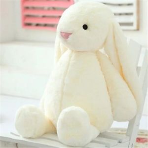 80CM Soft Stuffed Animals Kids Long Ear Bunny Rabbit Sleeping Cute Cartoon Plush Toy Animal Dolls Children Birthday Gift 240325