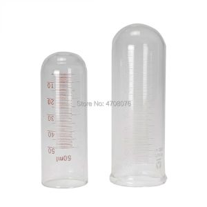 Fotografia Round Bottom Glass Glassato Centrifuga Tuba Centrifugo Tubi Violamo riutilizzabili per analisi qualitativa 50100 ml 6pcs/pacchetto