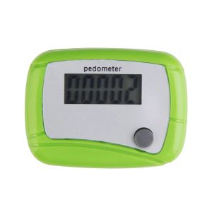 1 st hälsosamma sportmätare Slumpmässiga färg LCD -pedometer Steg Kalorinräknare gångavstånd Sport pedometer