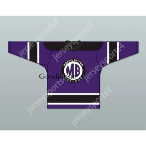 GDSIR Custom Martin Morris Brown College Hockey Jersey New Top Ed S-M-L-XL-XXL-3xl-4xl-5xl-6xl