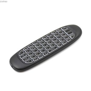 Keyboards Mini Color Keyboard and Mouse C120 Wireless Air T10 Backlit Voice Flight Mouse Remote ControlL2404