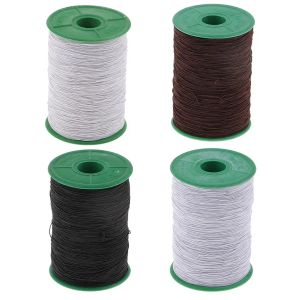 0,5 mm elastischer Stretch -Polyester -Schnur für Schmuck Armband Perlengewinde 500 Meter/Rollen