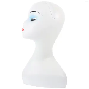 Placas decorativas Holder mannequin Head Stand Styling Toupee Hat Suporte