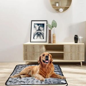 Blankets 3-speed Adjustable Heating Pad For Dog Power-off Protection Pet Electric Heated Warm Mat Bed Waterproof Blanket