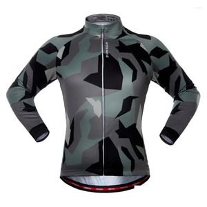 Racing Jackets Spring Autumn Riding Long Sleeve Cycling Bicycle Mountain Bike Colthing For Outdoor Sports Exercises Polyester Army Dro Otyhm