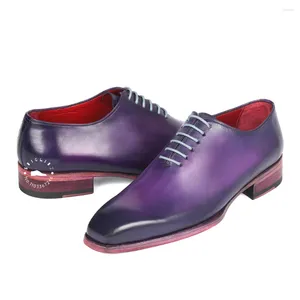 Scarpe vestiti wolecut fatti a mano oxford a sei occhielli dipinti a mano uomo lussuoso matrimonio di pelle vera in pelle per