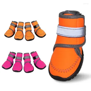 Dog Apparel Water Repellent Shoes For Small Medium Large Dogs Soft Breathable Spring Autumn Booties Anti-Slip Pet Easy To Wear