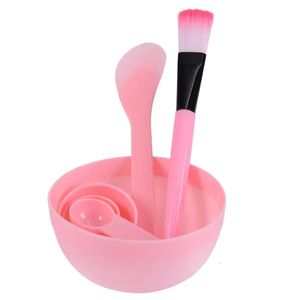 6pcsset pędzel z maską na twarz miskę łyżką Zestaw baru DIY Beauty Tool