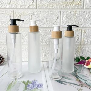 Storage Bottles 1Pcs 120/150ml Refillable Soap Shower Gel Pump Dispenser Empty Lotion Shampoo Containers Skincare Makeup Oil Cosmetic